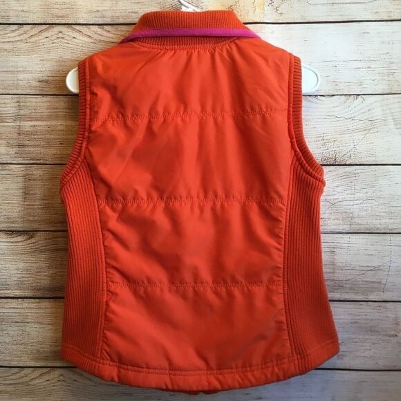 TOMMY HILFIGER QUILTED VEST IN ORANGE‎ - Picture 7 of 7